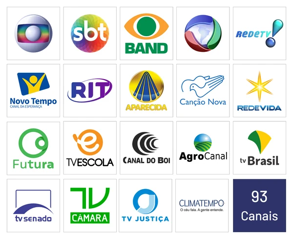 Canais da TV Digital Esadinet: Globo, SBT, Band, Record, RedeTV, Novo Tempo, RIT, Aparecida, Canção Nova, Rede Vida, Futura, TV Escola, Canal do Boi, AgroCanal, TV Brasil, TV Senado, TV Câmara, TV Justiça, Climatempo e outros